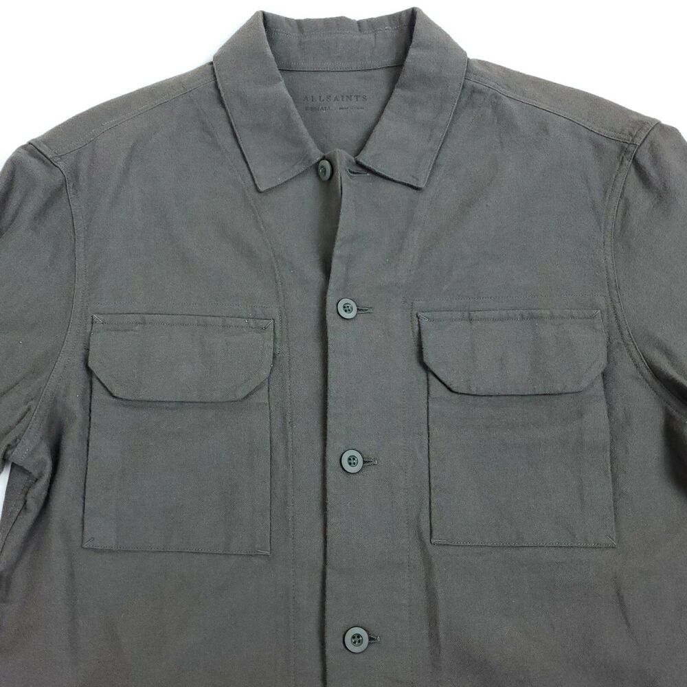 AllSaints Guerra LS Shirt Dark Khaki All Saints Size XS